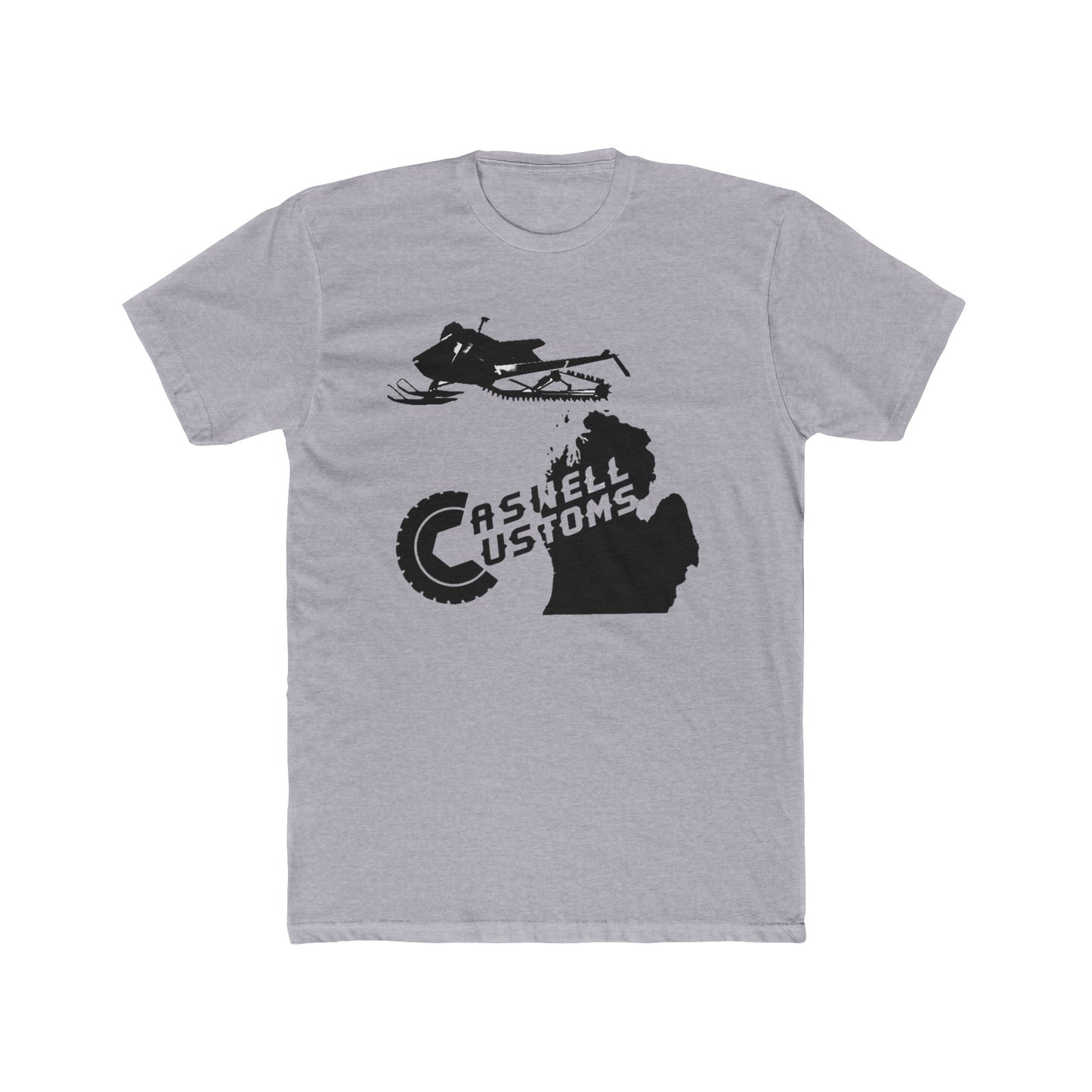 Michigan Snowmobiler CC Men's Cotton Crew Tee