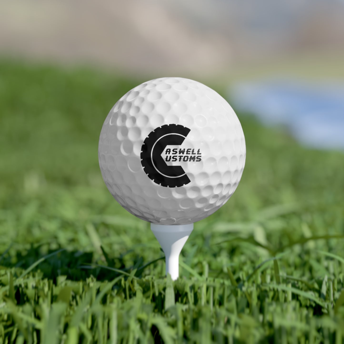 Caswell Custom Golf Balls, 6pcs
