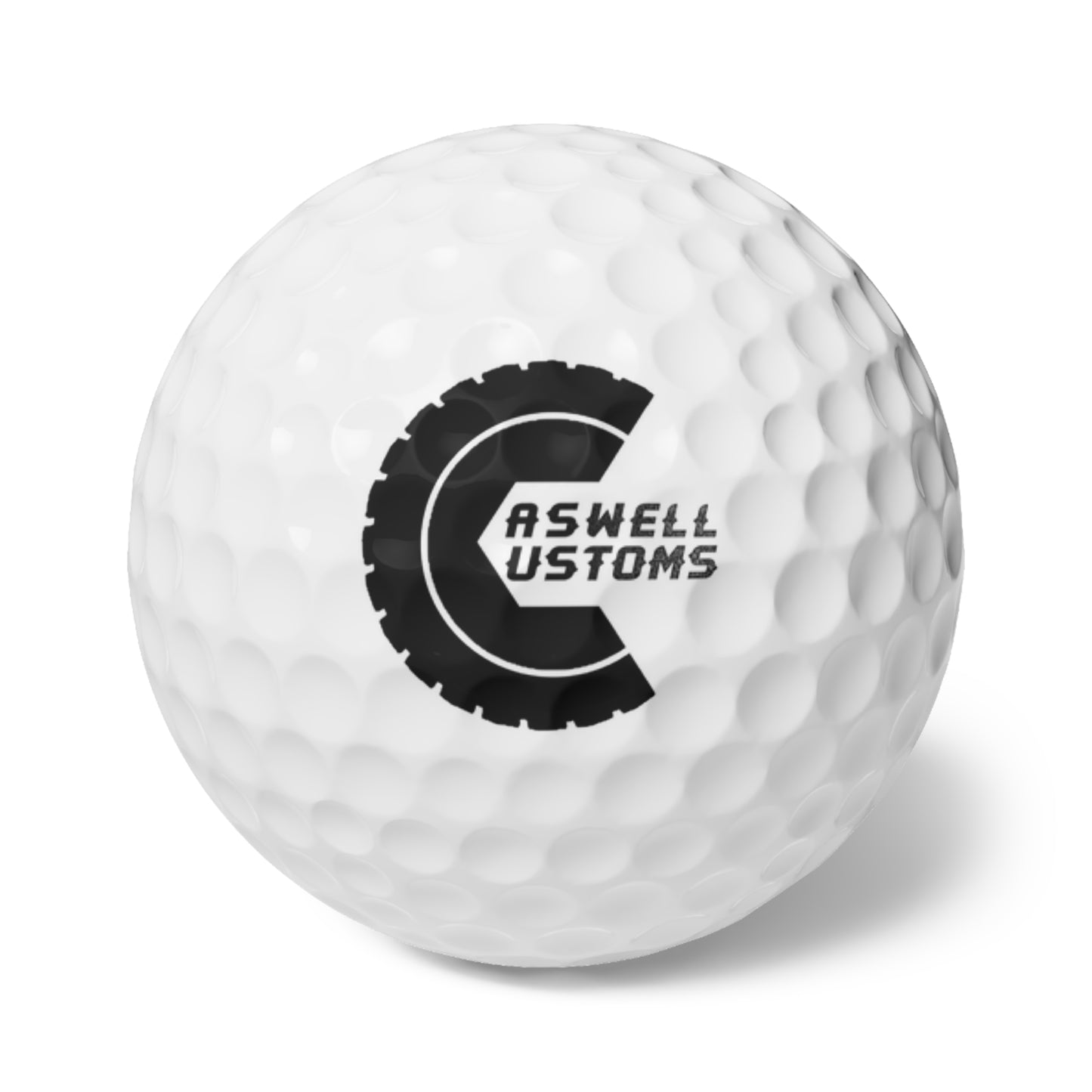 Caswell Custom Golf Balls, 6pcs