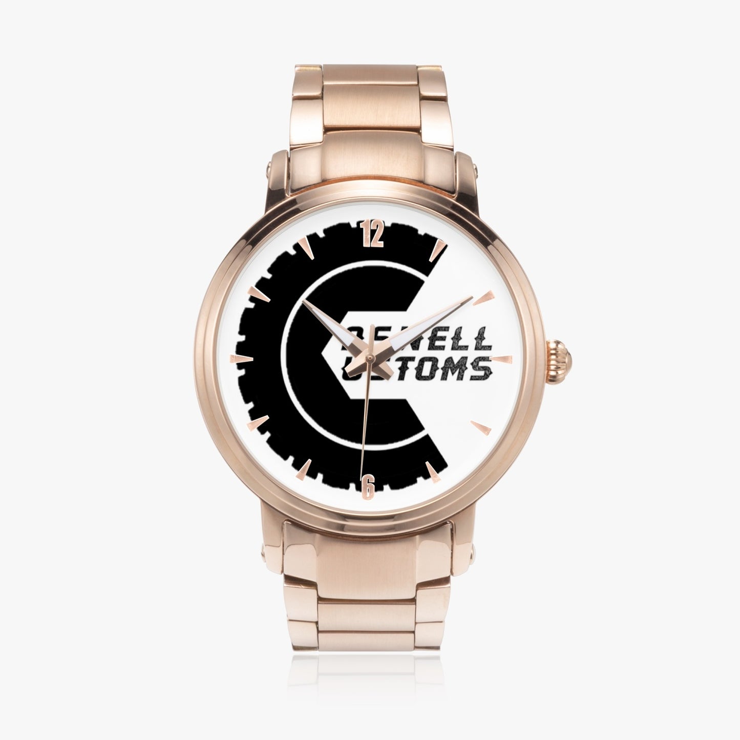Caswell Customs Steel Strap Automatic Watch
