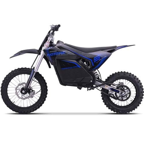 MotoTec 72v Pro Electric Dirt Bike 5000w Lithium Blue