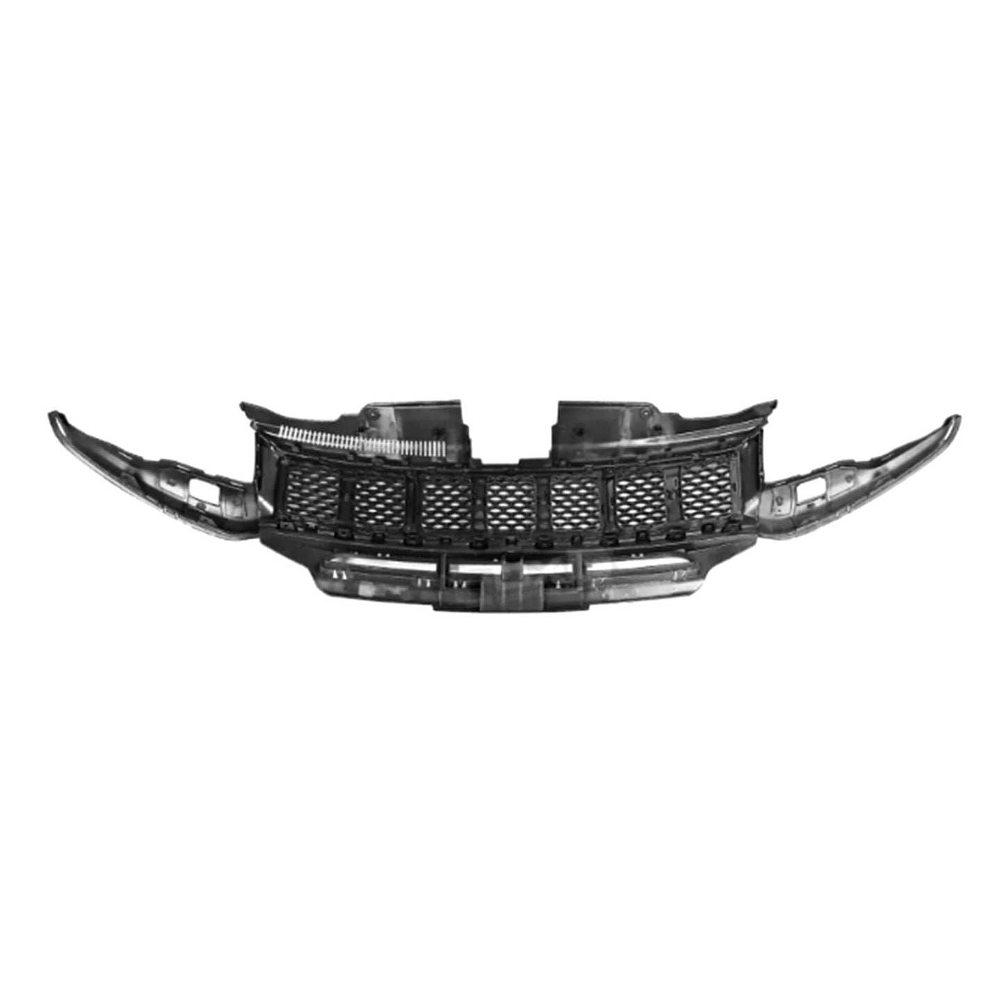 Front Complete Bumper Grille Assembly Compatible With 2017 2018 2019 2020 2021 Je-ep Grand Cherokee SRT8,w/DRL