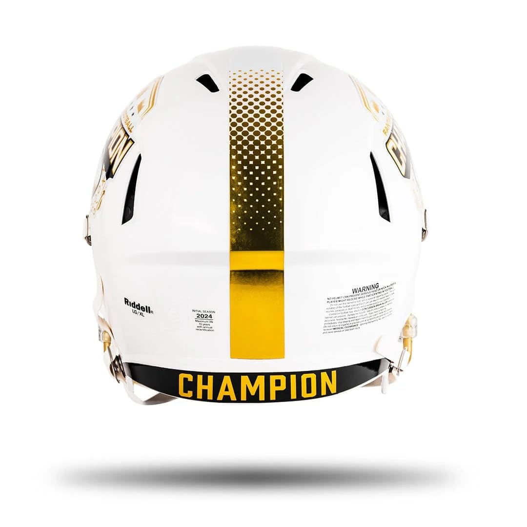 Fantasy Football League Championship Helmet (Helmet w/Perpetual Base)