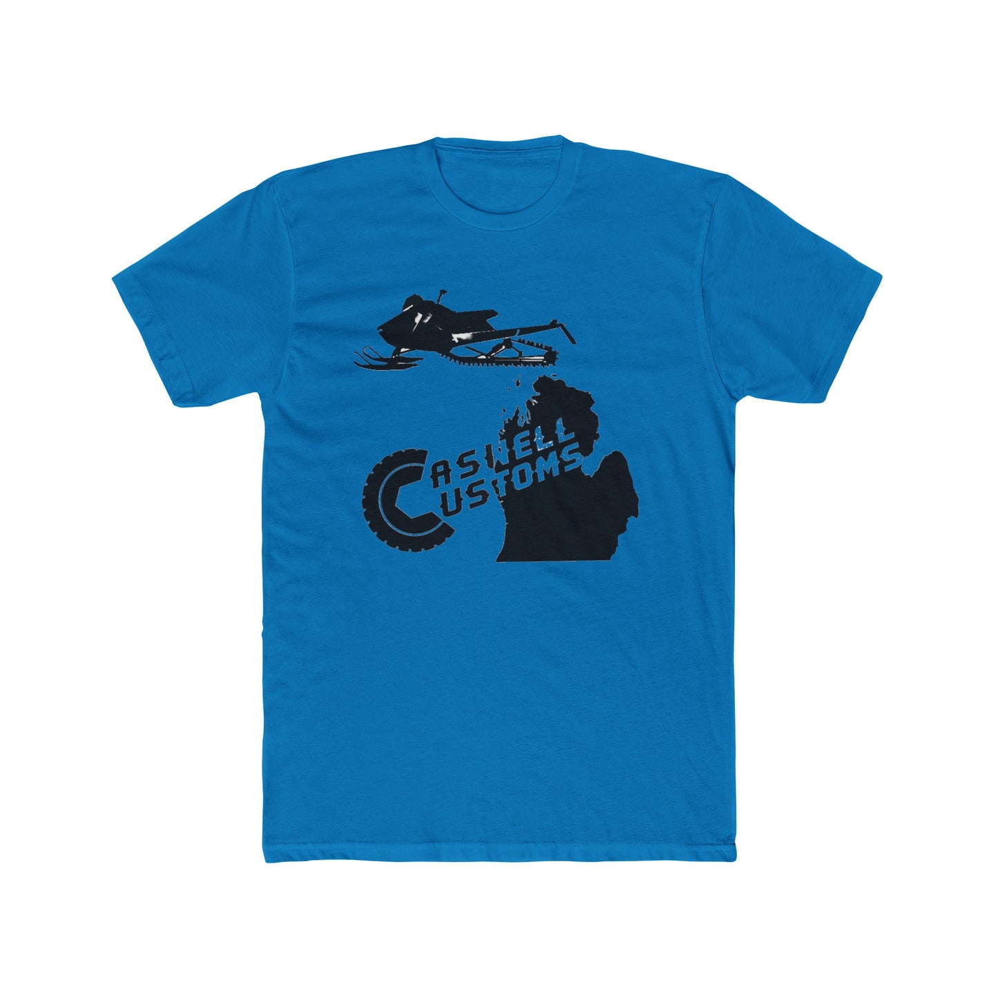 Michigan Snowmobiler CC Men's Cotton Crew Tee
