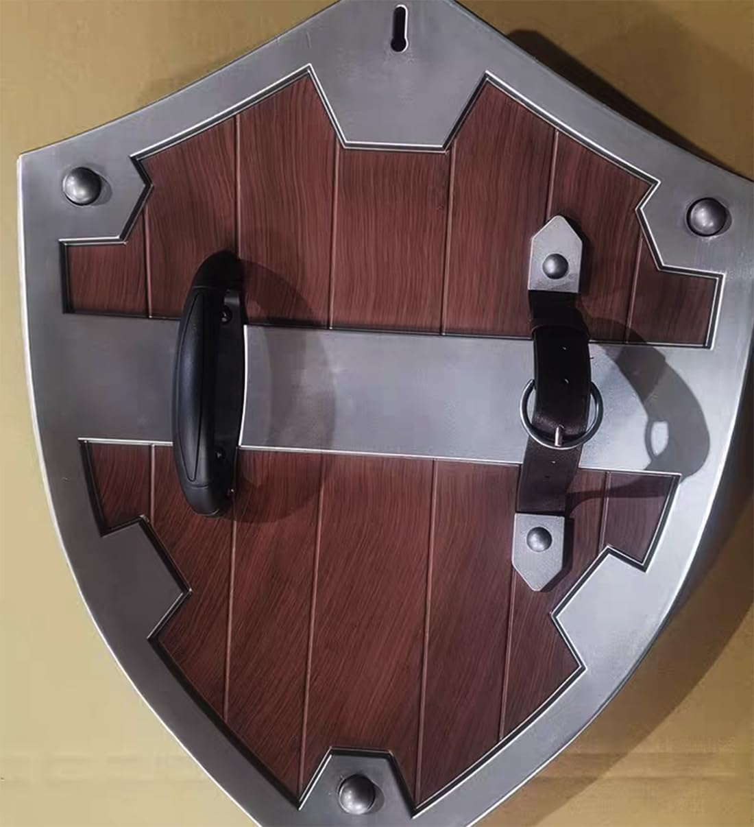 Exclusive 2.0 Edition Rome Elf Shield Real Metal Knight Master Shield Full Size Costume Props Blue