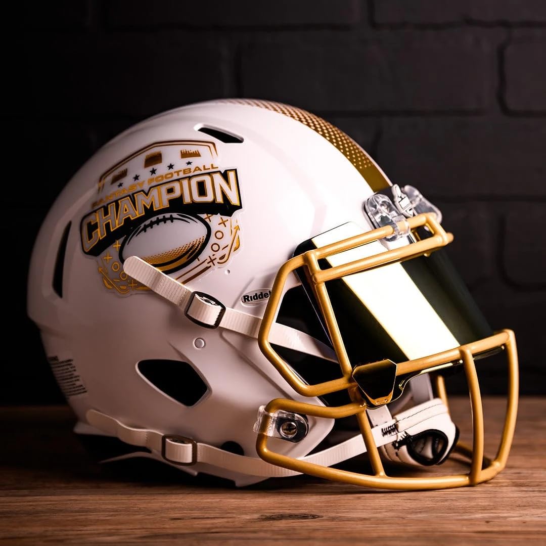 Fantasy Football League Championship Helmet (Helmet w/Perpetual Base)