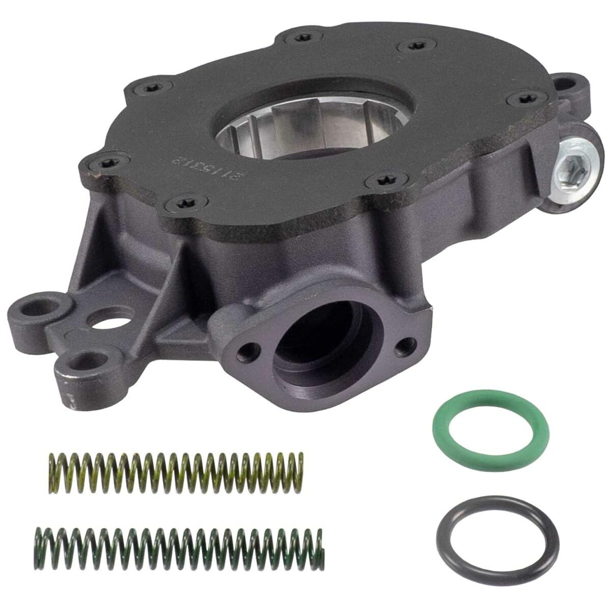Melling Oil Pump, Wet Sump, Internal, High Volume, High Pressure, 7/8 in Inlet