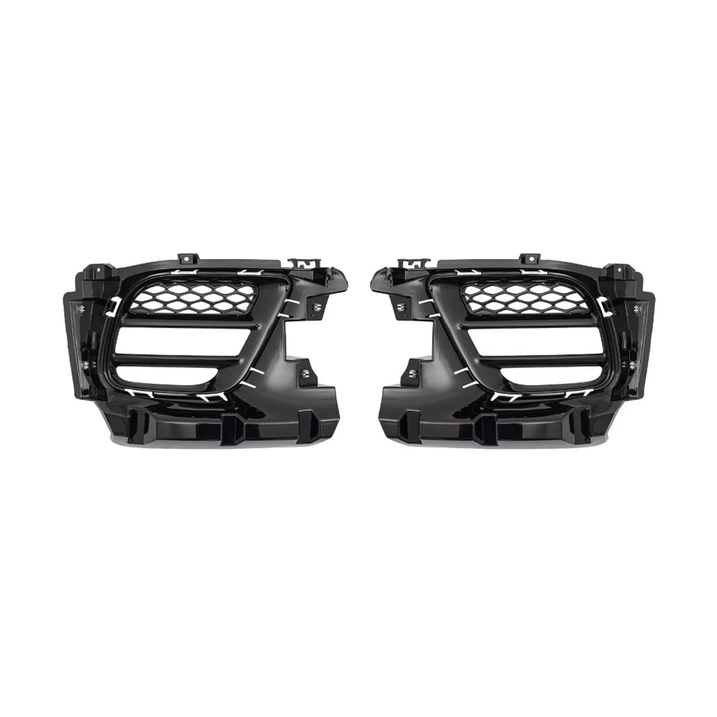 Front Complete Bumper Grille Assembly Compatible With 2017 2018 2019 2020 2021 Je-ep Grand Cherokee SRT8,w/DRL