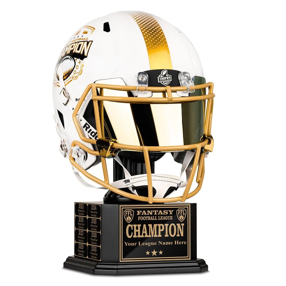 Fantasy Football League Championship Helmet (Helmet w/Perpetual Base)