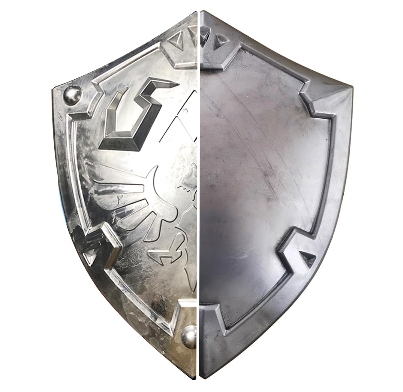Exclusive 2.0 Edition Rome Elf Shield Real Metal Knight Master Shield Full Size Costume Props Blue