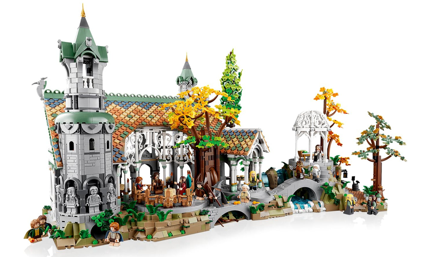 LEGO Icons The Lord of The Rings: Rivendell Building Set for Adults, Ages 18+ - LOTR Bedroom or Home Decor - Gift for Men & Women - 10316