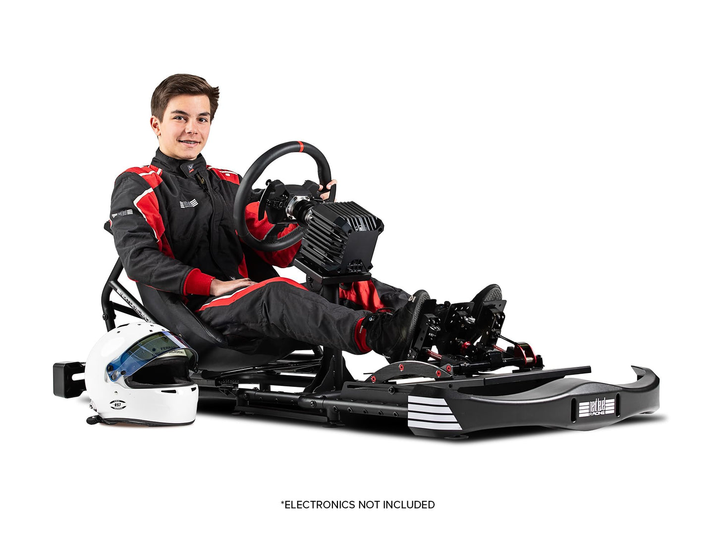 Next Level Racing NLR-S034 Go Kart Plus Simulator Cockpit, Black, Large