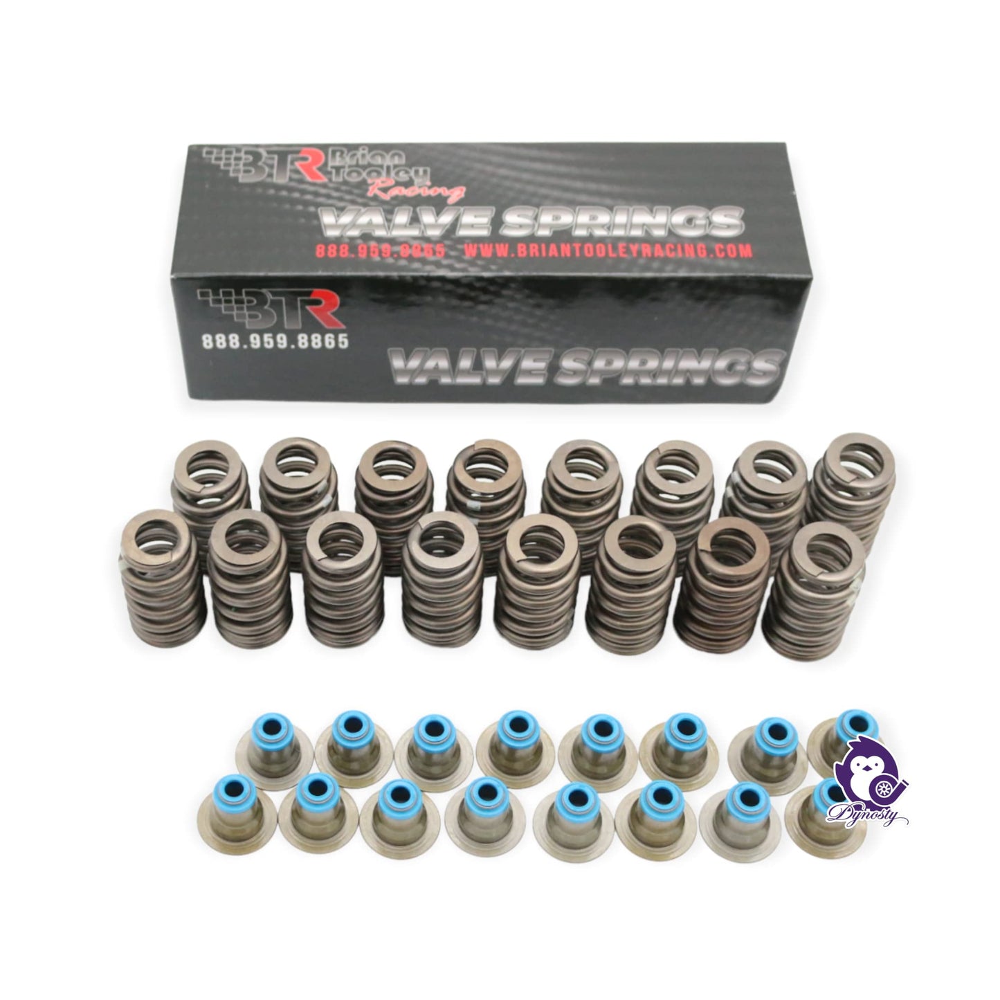 Dynosty Brian Tooley BTR .560'' Lift LS6 Beehive Valve Springs and Hat Seals 4.8 5.3 5.7 6.0 SP011 Replaces 12713265 12499224