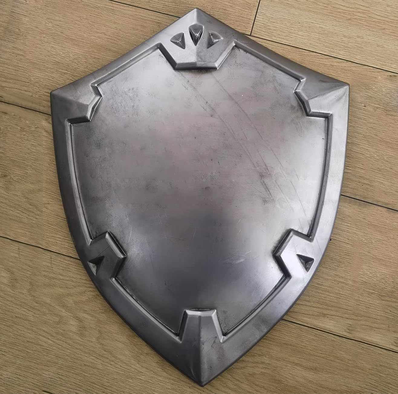 Exclusive 2.0 Edition Rome Elf Shield Real Metal Knight Master Shield Full Size Costume Props Blue
