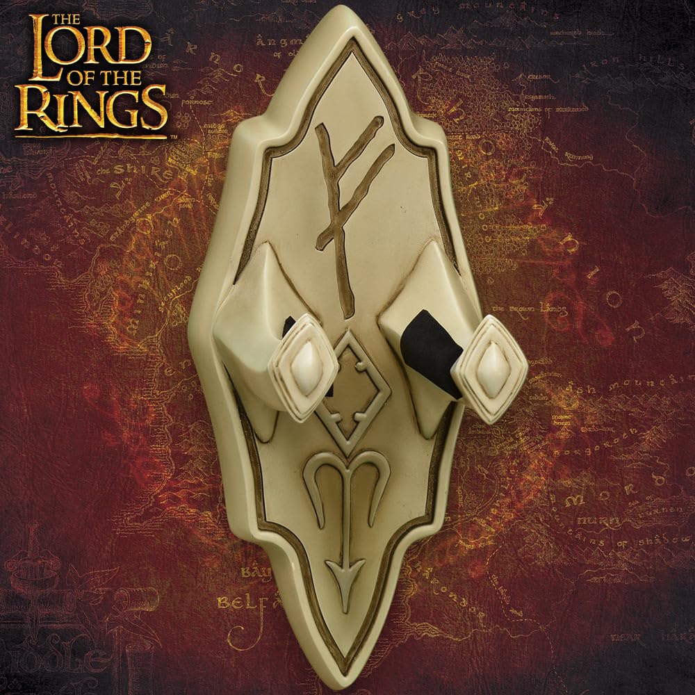 United Cutlery | Lord of The Rings Staff of Gandalf The White | Officially Licensed LOTR Movie Replica | Ethereal Design | Certificate of Authenticity | Display Plaque Included