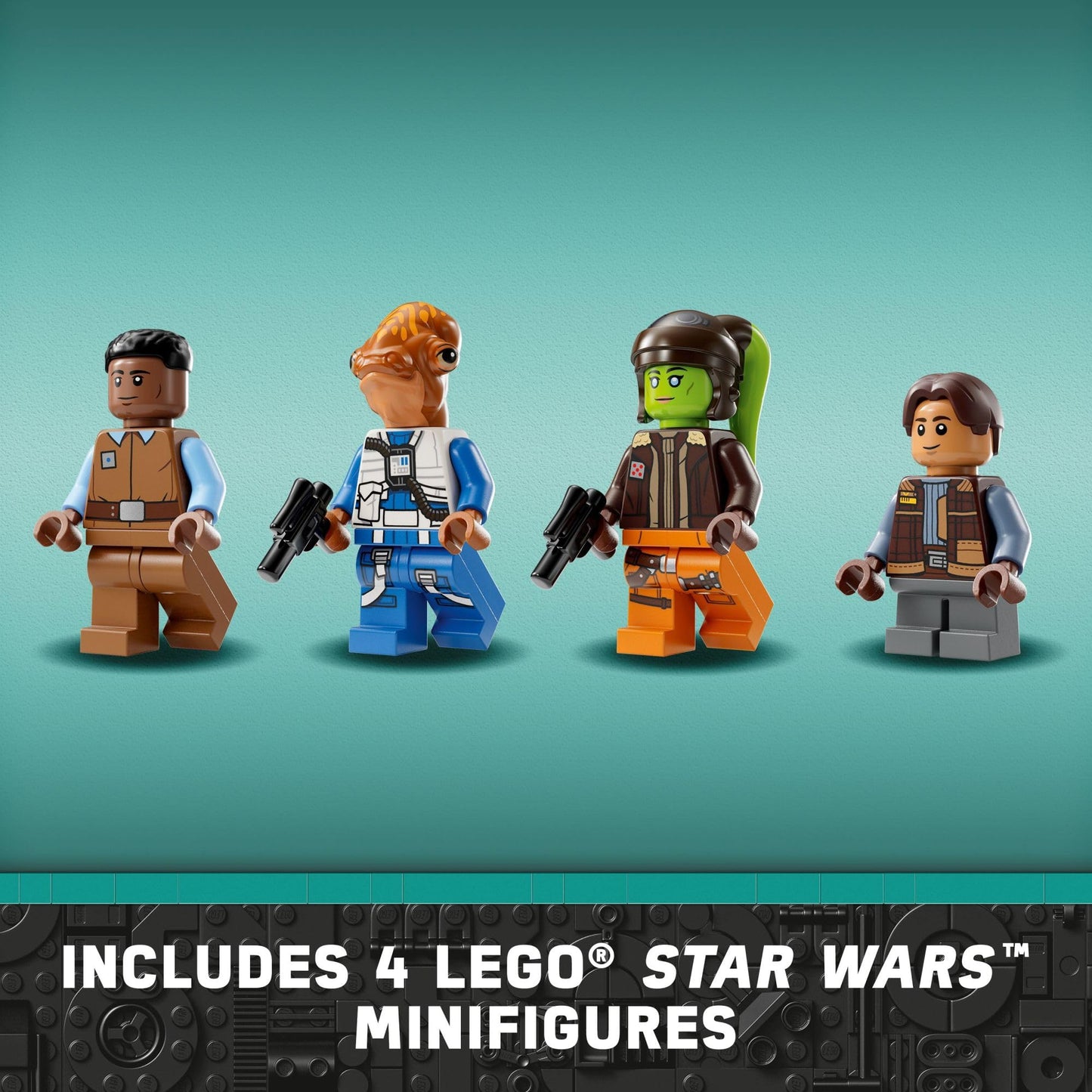 LEGO Star Wars Ahsoka Ghost and Phantom II Spaceship Toy - Star Wars Building Toys Set for Kids, Boys & Girls, Ages 10+ - Star Wars Gifts for Birthdays & Events - 5 Minifigures - 75357