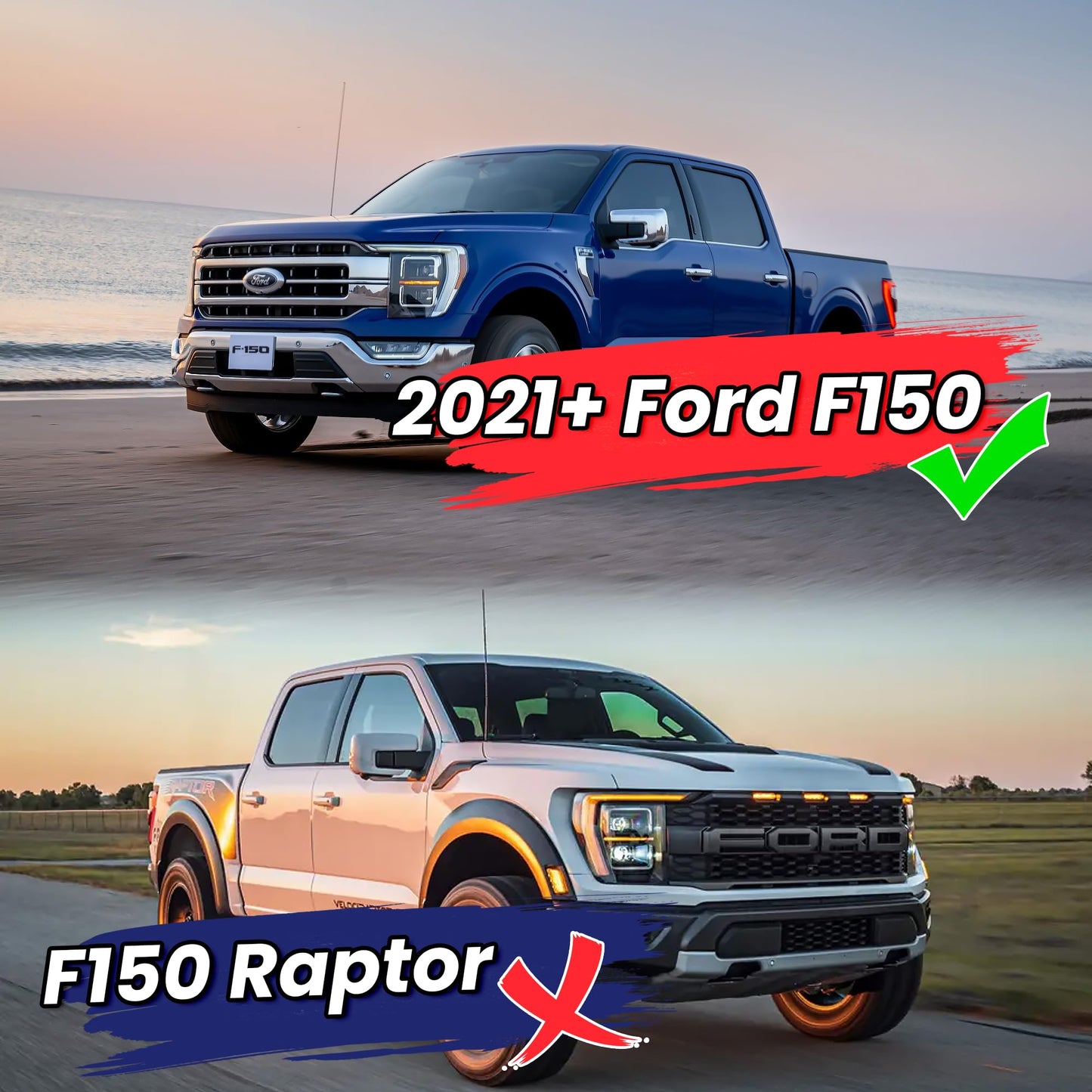 KSP 2021+ F150 Upper Control Arms, 2-4" Adjustable Front Lift Control Arm Compatible With F150 2021-2022-2023-2024, UCA With Greasable Ball Joint Replace Stock/Factory Fixed Angle Control Arm