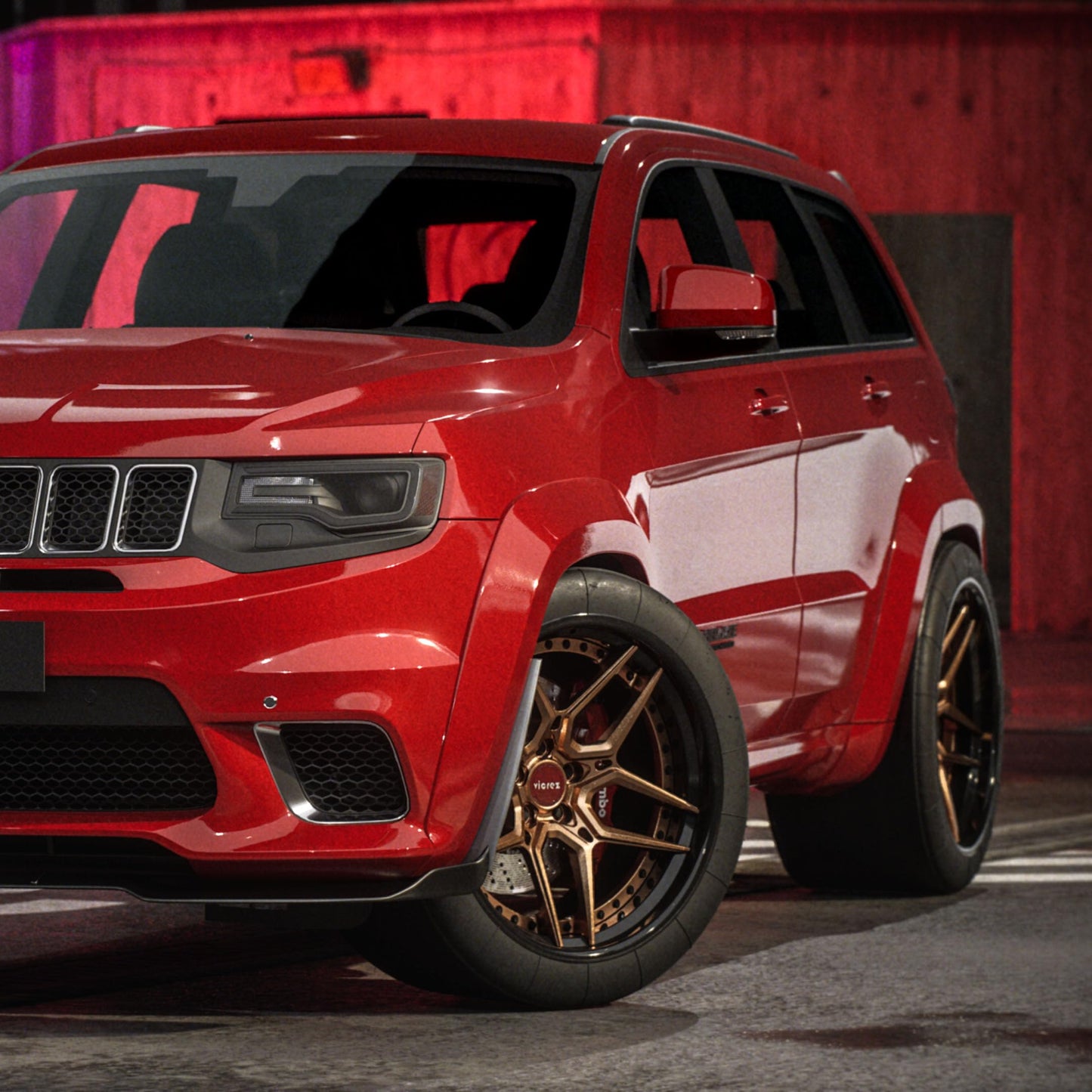 Vicrez Widebody Kit Demon Style vz101924 for Jeep Grand Cherokee SRT 2012-2021