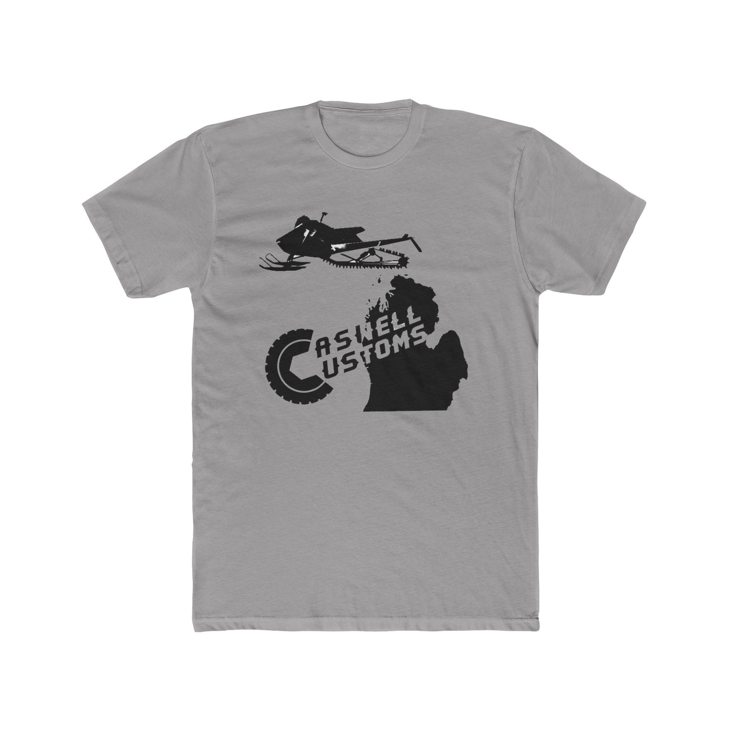 Michigan Snowmobiler CC Men's Cotton Crew Tee