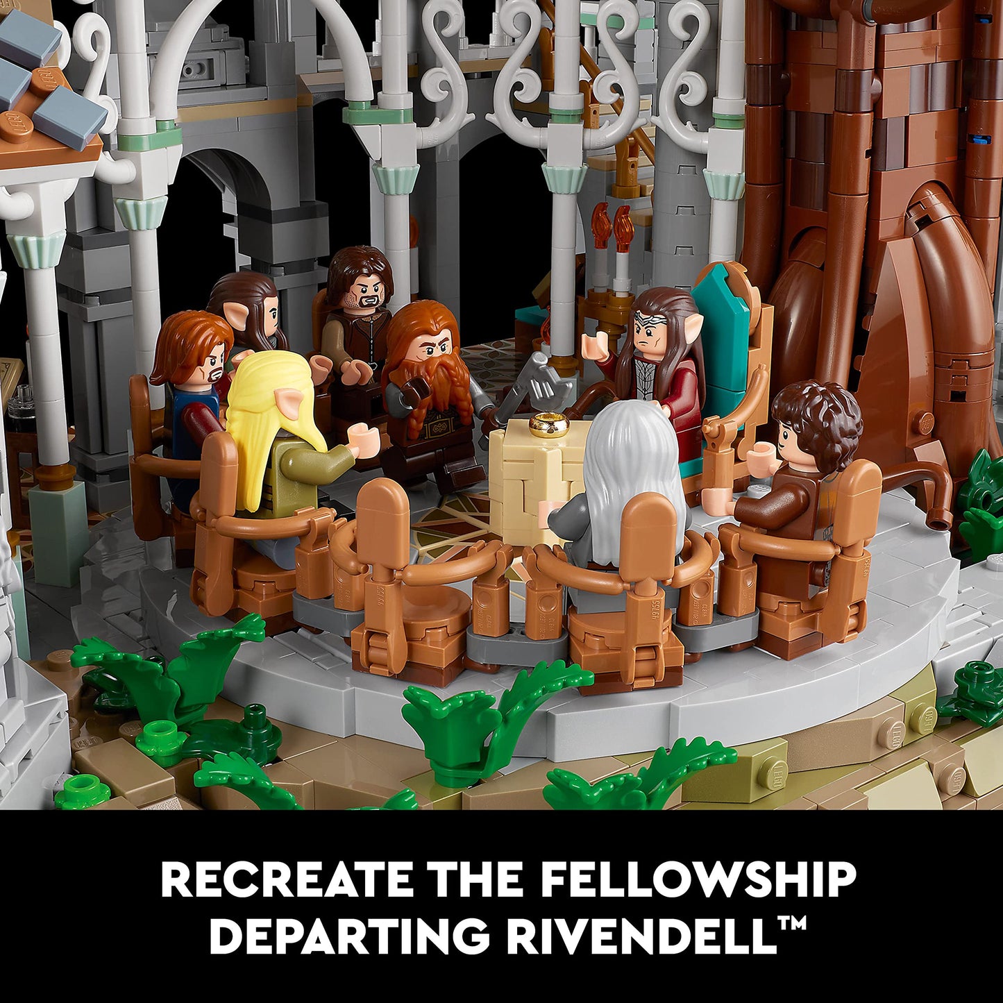 LEGO Icons The Lord of The Rings: Rivendell Building Set for Adults, Ages 18+ - LOTR Bedroom or Home Decor - Gift for Men & Women - 10316