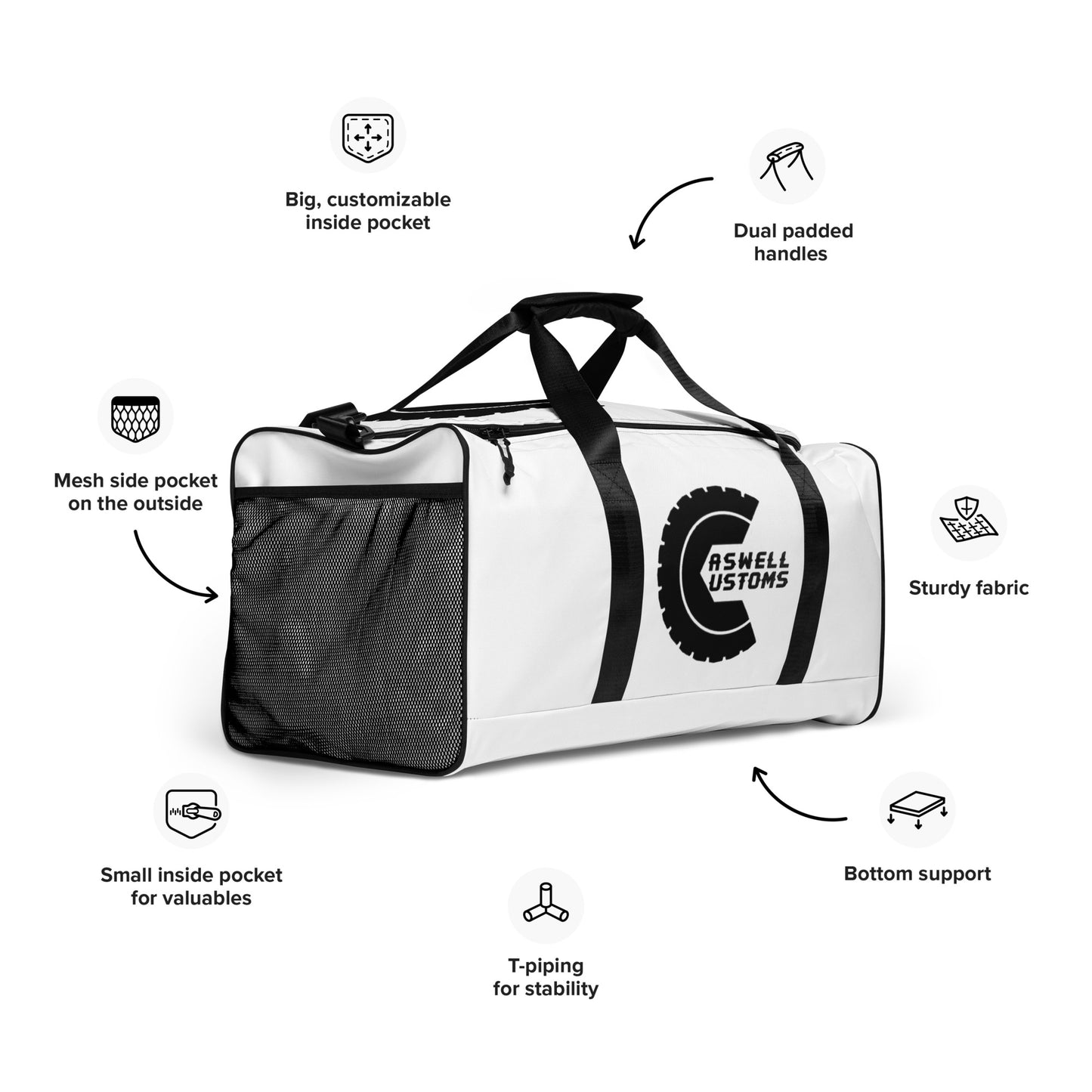 Caswell Customs Duffle bag