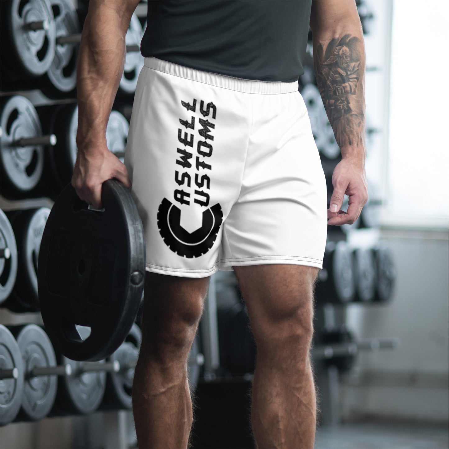 Caswell Customs Front & Back Men's Recycled Athletic Shorts
