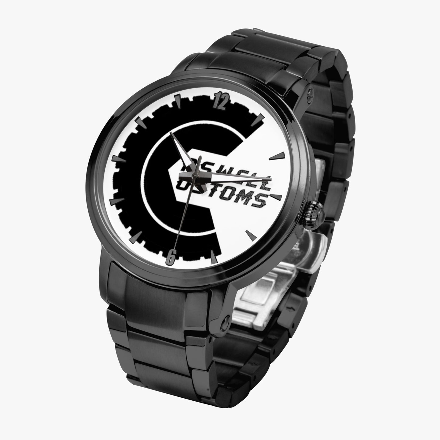 Caswell Customs Steel Strap Automatic Watch