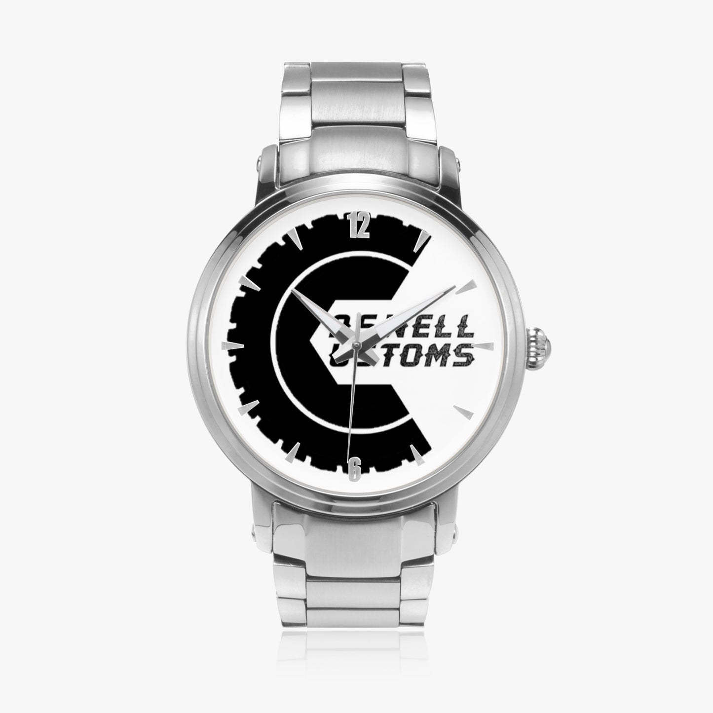 Caswell Customs Steel Strap Automatic Watch