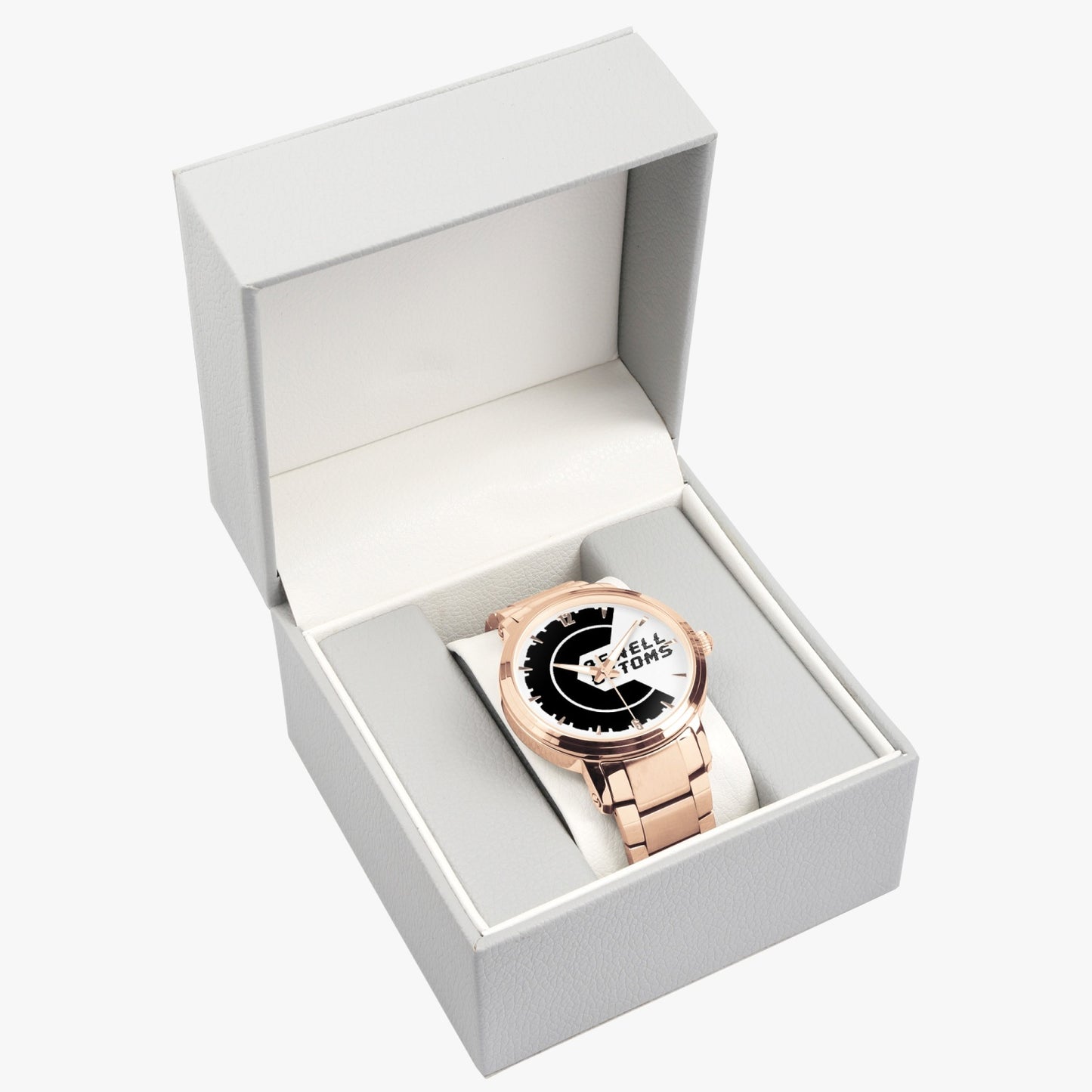 Caswell Customs Steel Strap Automatic Watch
