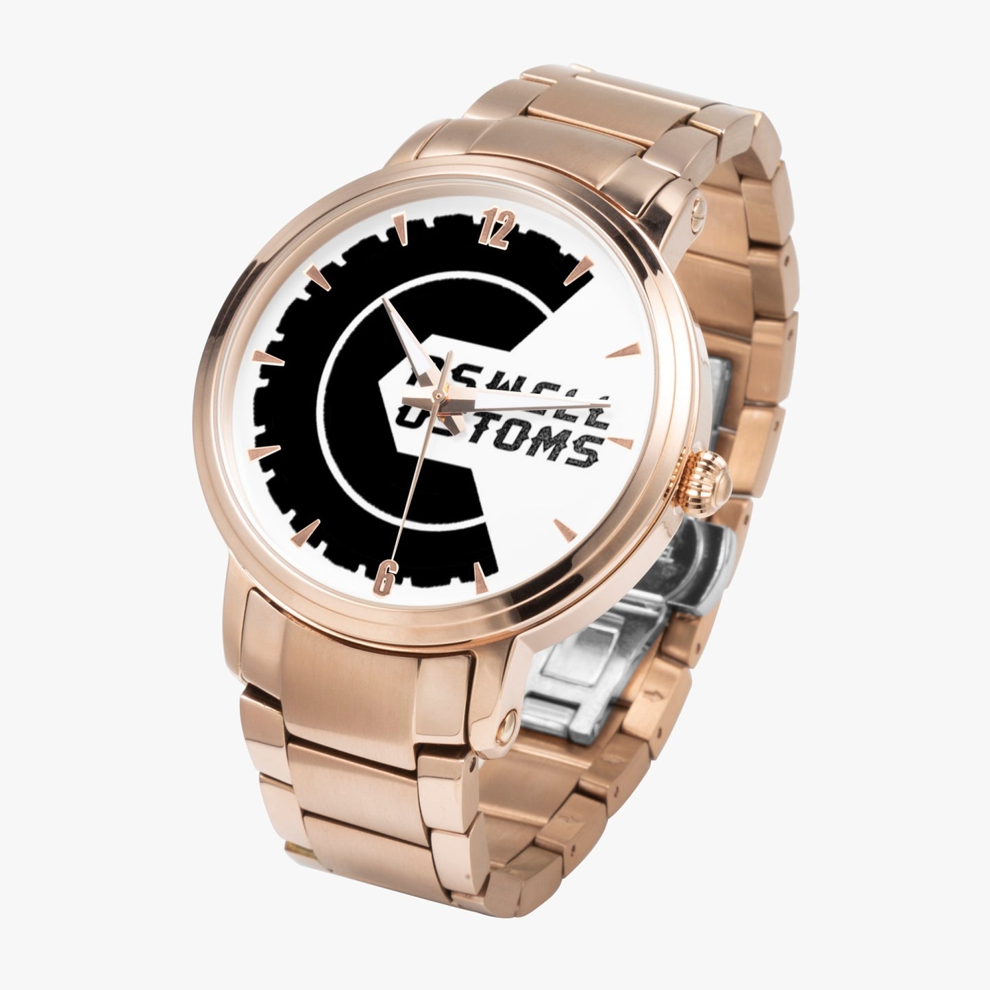 Caswell Customs Steel Strap Automatic Watch
