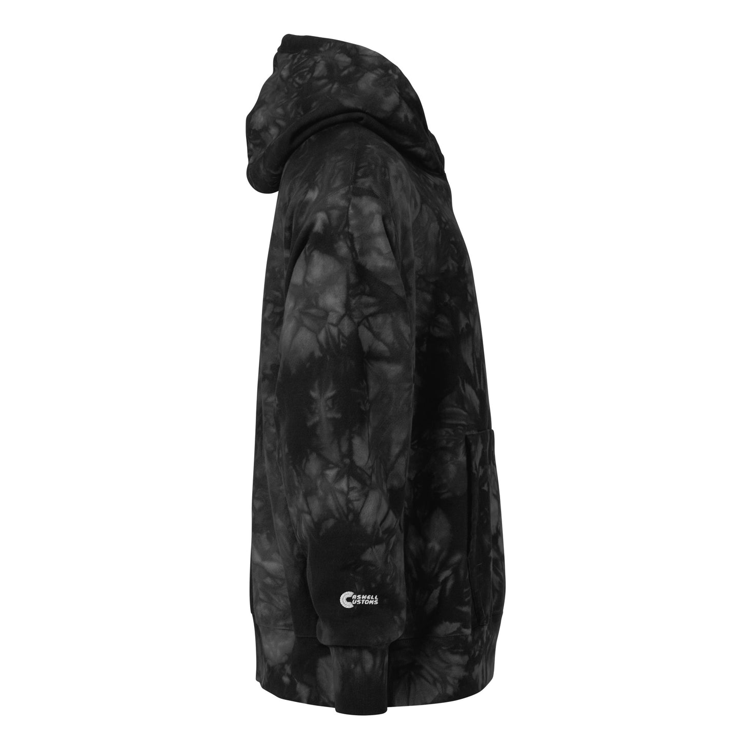 Caswell Customs Champion tie-dye hoodie