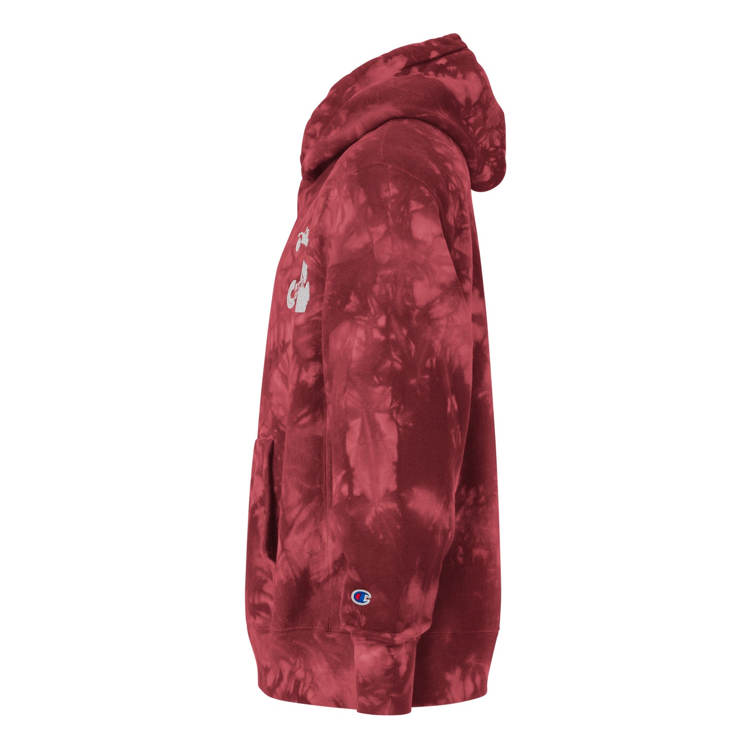 Caswell Customs Champion tie-dye hoodie