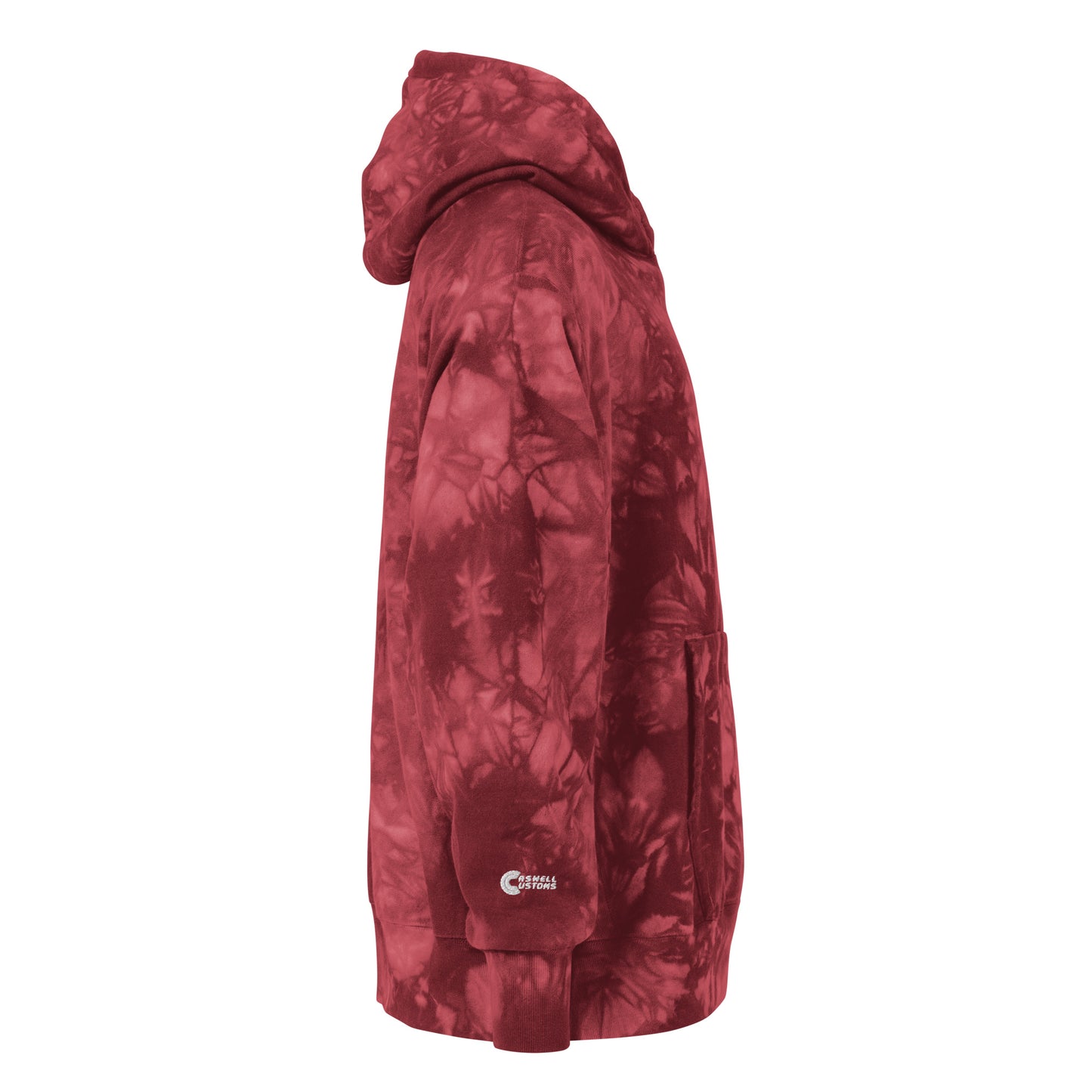 Caswell Customs Champion tie-dye hoodie