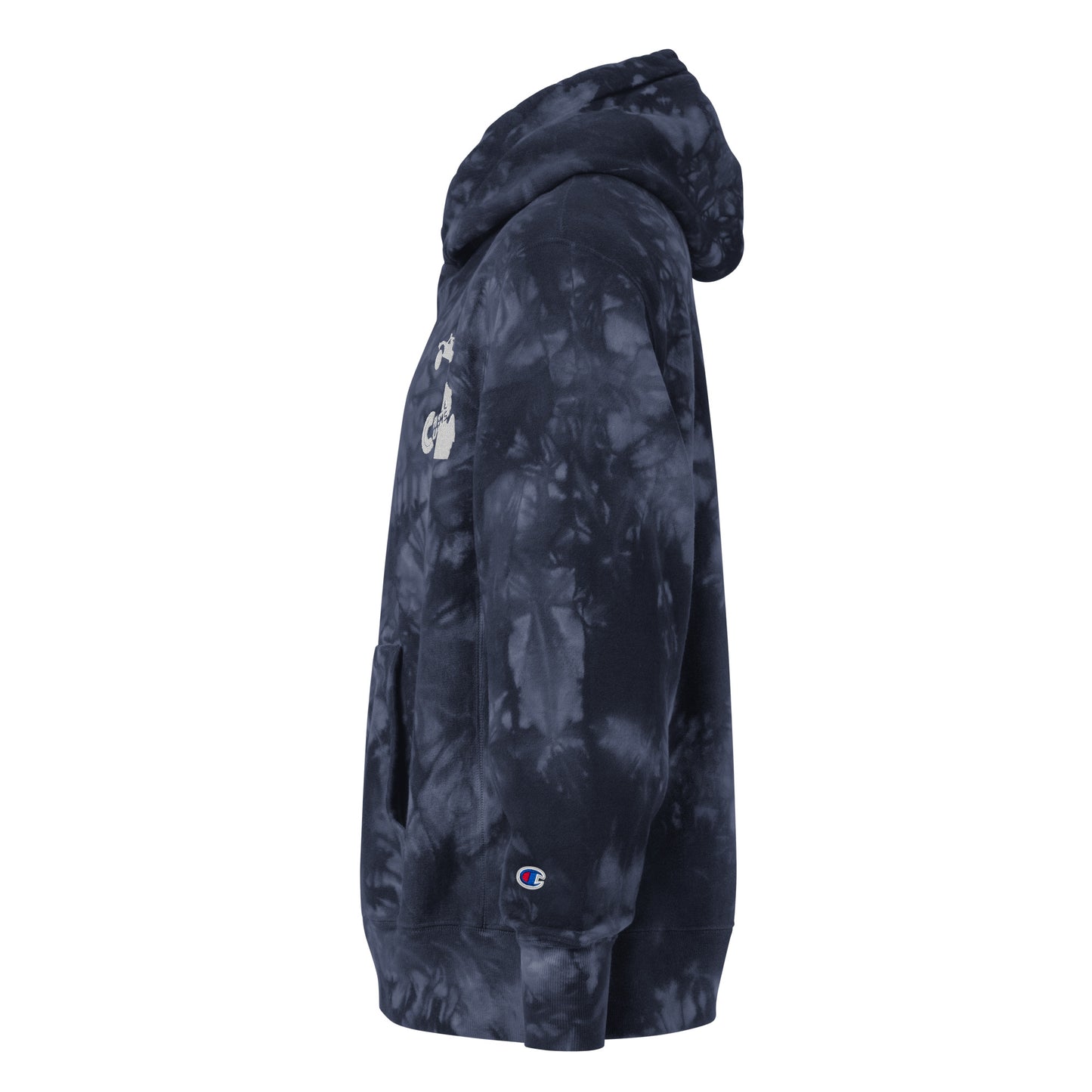 Caswell Customs Champion tie-dye hoodie