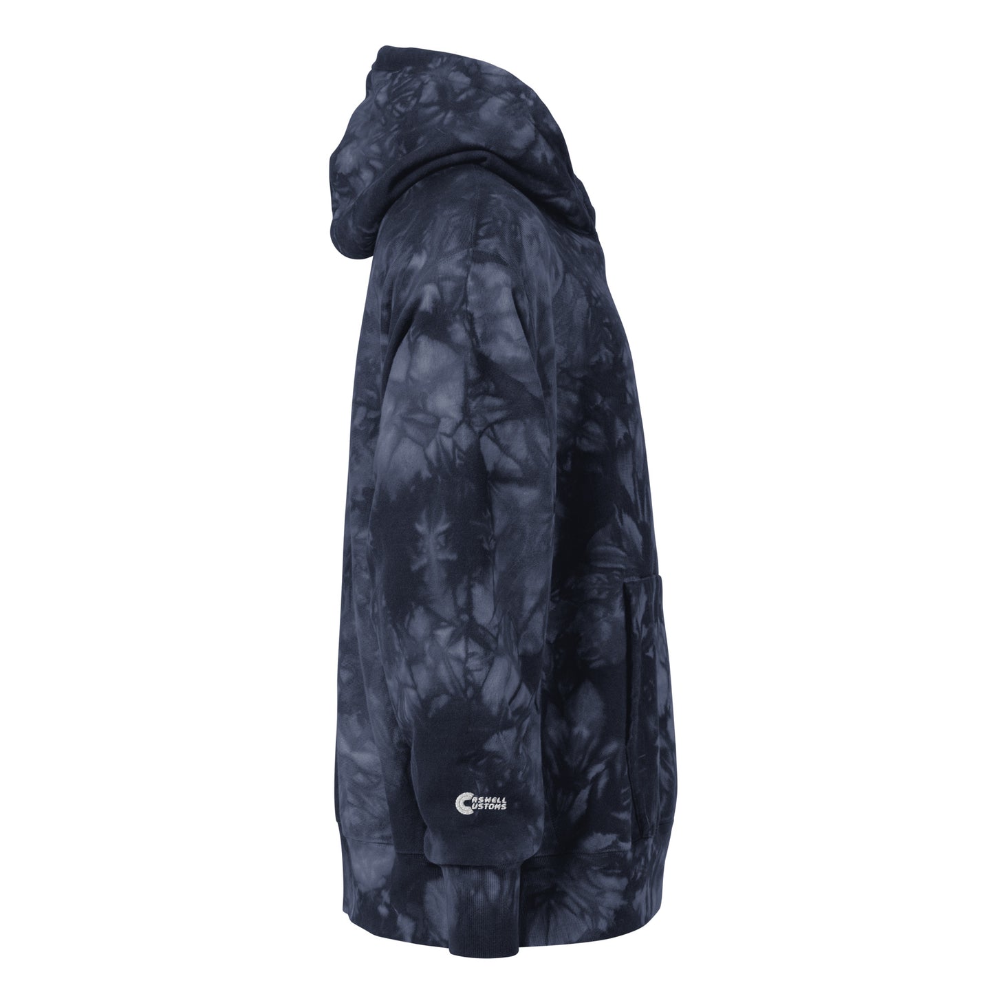 Caswell Customs Champion tie-dye hoodie
