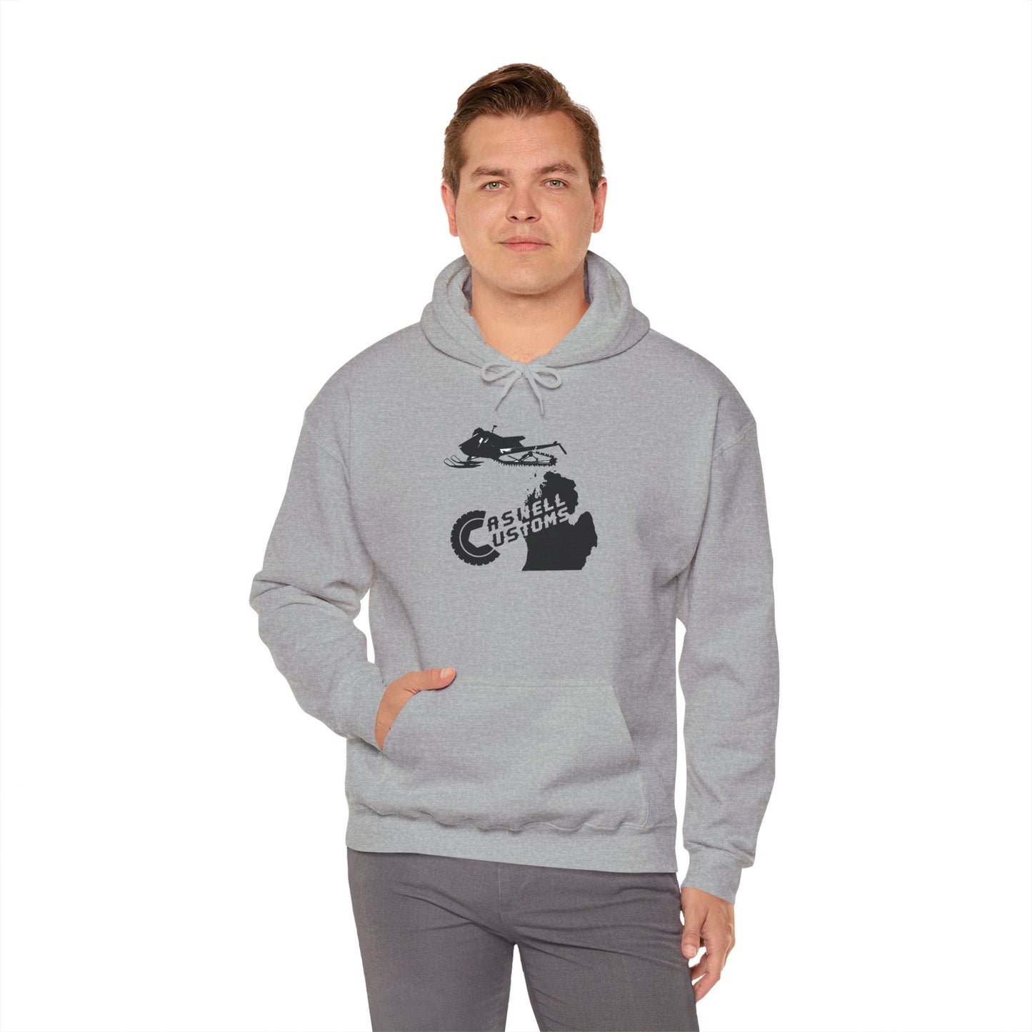 Michigan Snowmobile CC Heavy Blend™ Hooded Sweatshirt