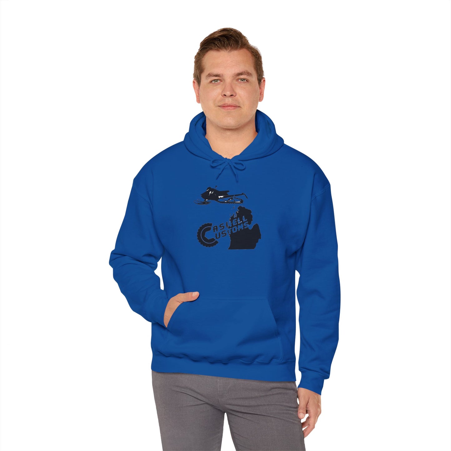 Michigan Snowmobile CC Heavy Blend™ Hooded Sweatshirt