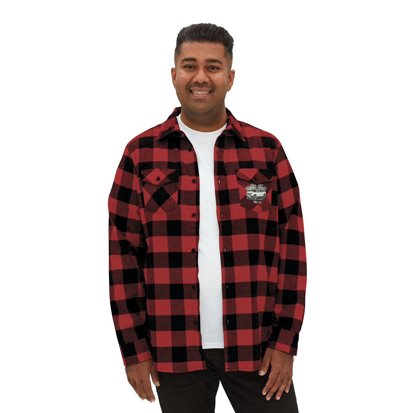 Off-Road Adventures Plaid Flannel Shirt