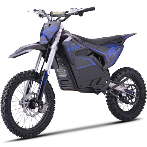MotoTec 72v Pro Electric Dirt Bike 5000w Lithium Blue