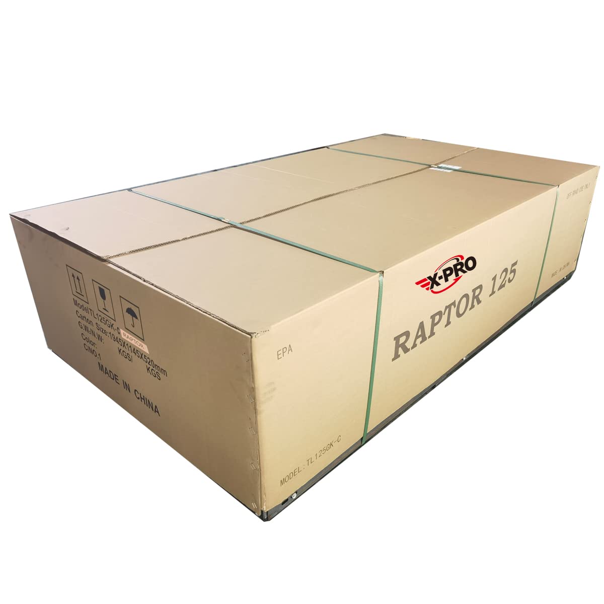 X Pro Raptor X-PRO Raptor 125cc Zongshen Brand Engine Go Kart Semi-Automatic Transm ...