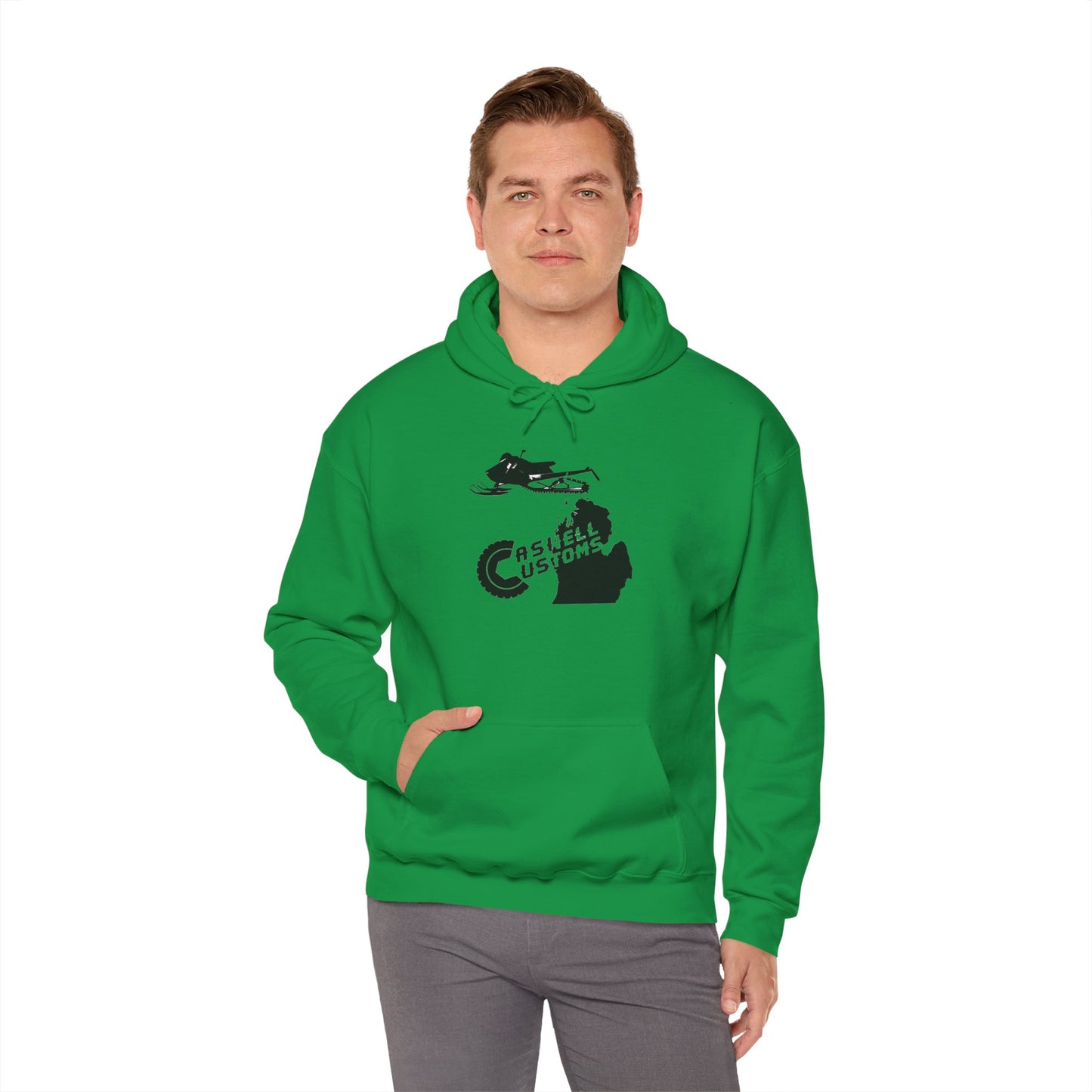 Michigan Snowmobile CC Heavy Blend™ Hooded Sweatshirt