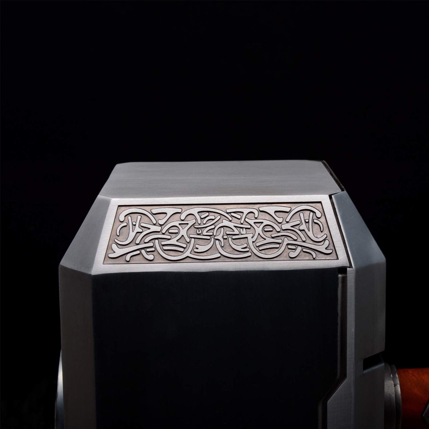 Sword Valley Thor's Hammer With Base - Nordic Myth Metal War Hammer - 44.5cm/17.5" - Cosplay Props Available For Collection - The Dark World Lightning Strike Hammer