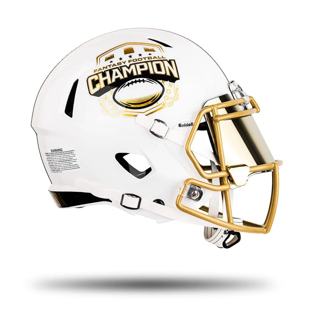 Fantasy Football League Championship Helmet (Helmet w/Perpetual Base)