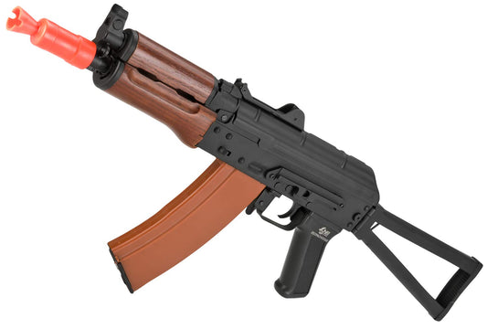 Evike Airsoft - JG Electric Blowback AKS74U Folding Stock with Steel Body and Real Wood Furniture
