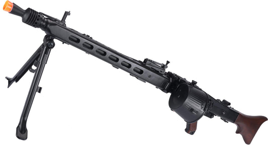 Evike Airsoft - Matrix Metal MG42 AEG Airsoft Machine Gun w/Steel Folding Bipod