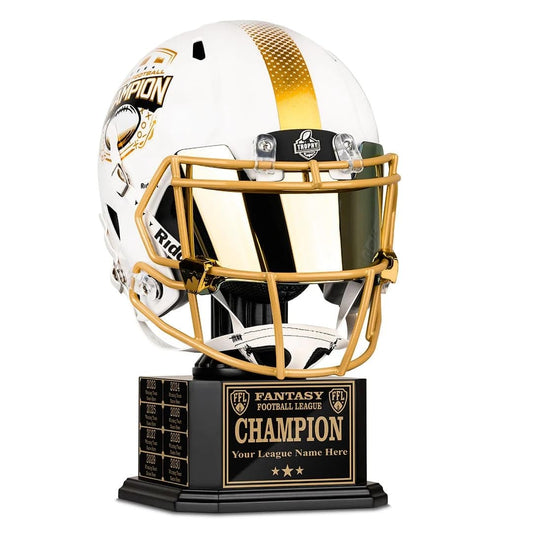 Fantasy Football League Championship Helmet (Helmet w/Perpetual Base)