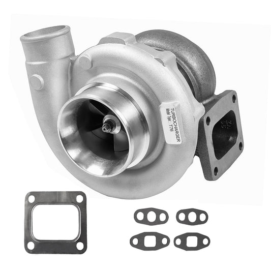 Autodevil T76 Universal Turbo Turbocharger with Flange T4, Turbo Charger Compatible with AR.96 600-1000HP Boost for V8 Cars for Above 3.5L Engines