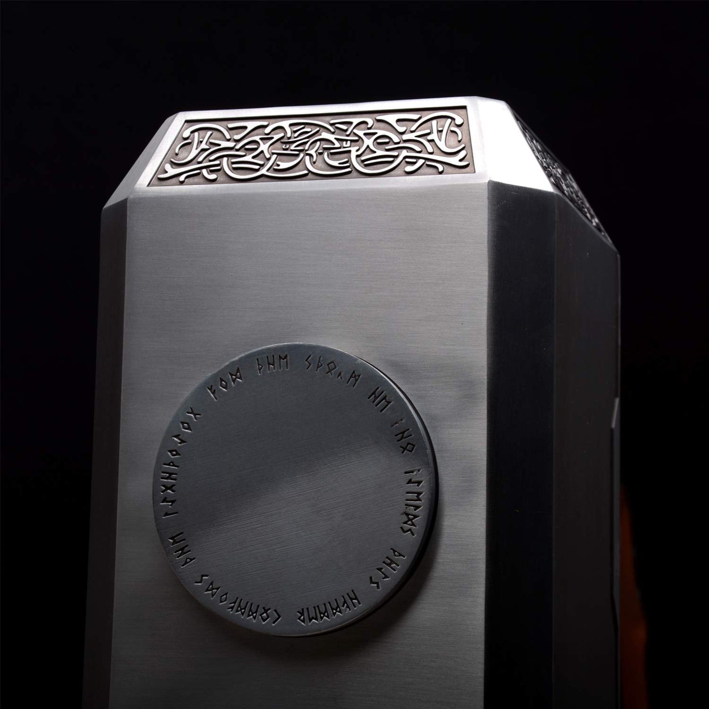 Sword Valley Thor's Hammer With Base - Nordic Myth Metal War Hammer - 44.5cm/17.5" - Cosplay Props Available For Collection - The Dark World Lightning Strike Hammer