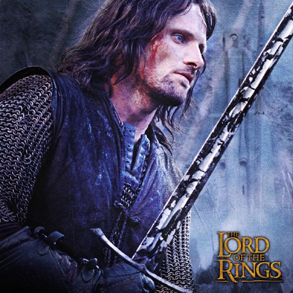 United Cutlery Lord of The Rings Sword of Strider | Officially Licensed Replica & Collectible | 47" Overall Length | 36" Stainless Steel Blade