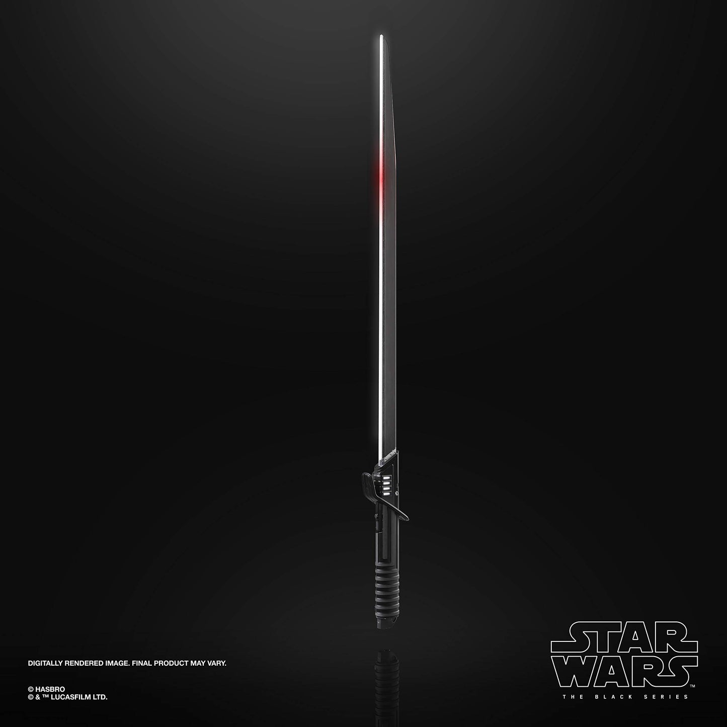 STAR WARS The Black Series Mandalorian Darksaber Force FX Elite Lightsaber with Advanced LEDs, Sound Effects, Adult Collectible Roleplay